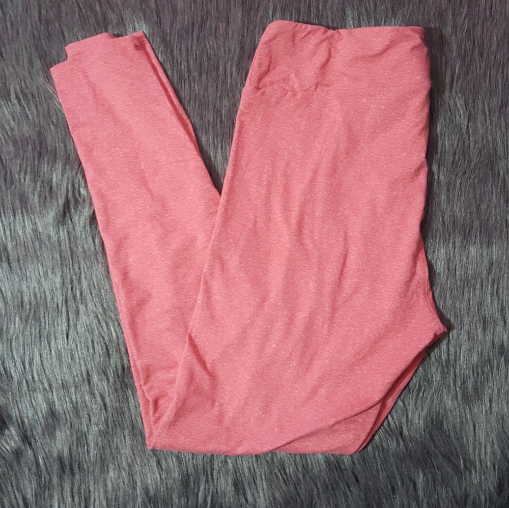 LuLaRoe Pink Tall&Curvy Leggings